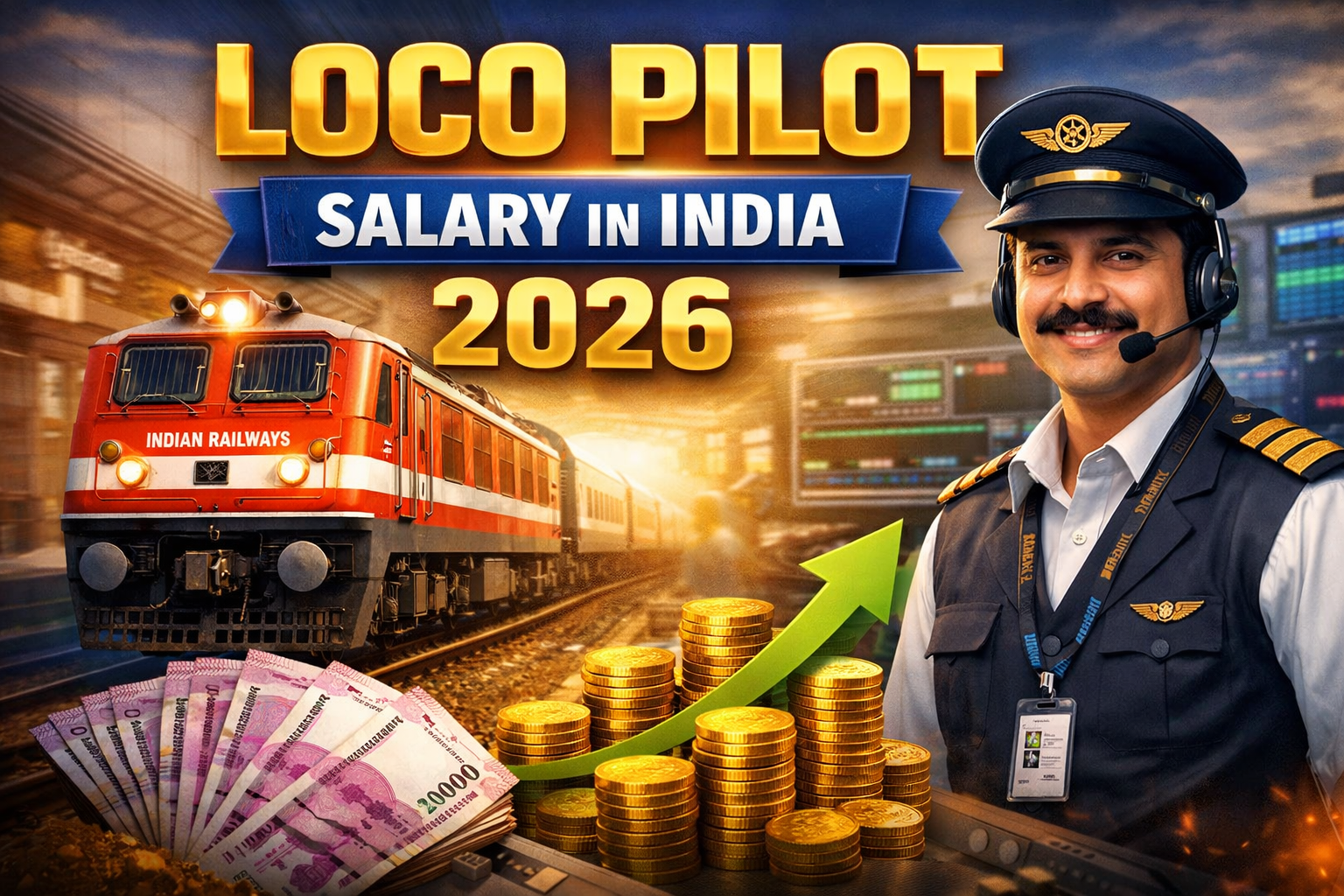Loco Pilot Salary in India 2026: Pay, Allowances, Perks & Career Growth Guide