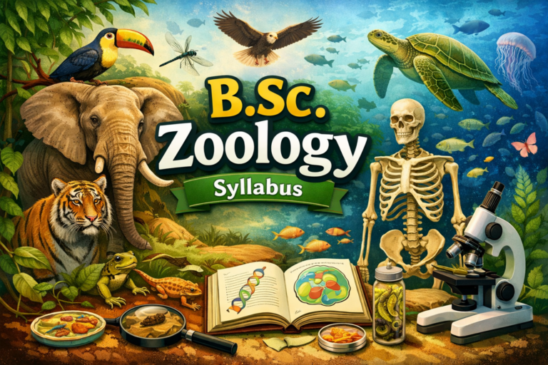 BSc Zoology Syllabus: Complete Year-Wise Curriculum, Subjects, and Detailed Explanation