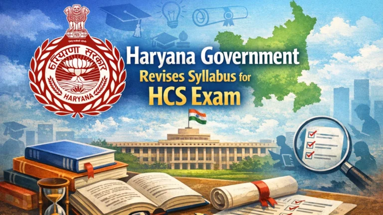 Haryana Government Revises Syllabus for HCS Exam