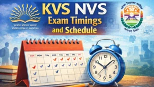 KVS and NVS Tier-I Recruitment Examinations Schedule 2026; Check Shift Timings, Exam day Guidelines