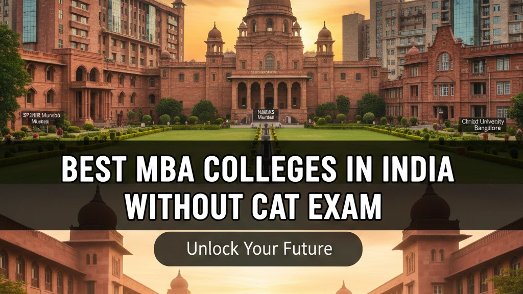 Best MBA Colleges in India without CAT Exam 2026