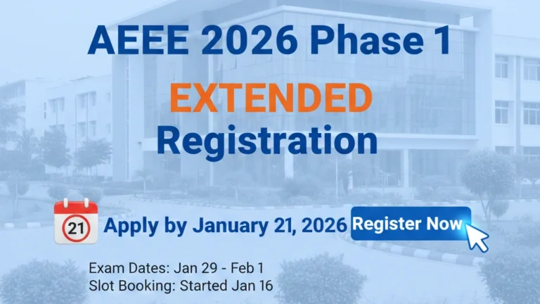 AEEE 2026 Phase 1 Registration Extended