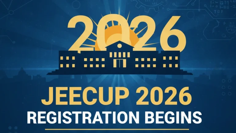 JEECUP 2026 Registration Begins for UP Polytechnic Admissions
