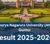 Acharya Nagarjuna University (ANU) Guntur Result 2025-2026