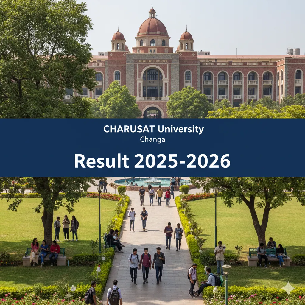 CHARUSAT Result 2025-2026