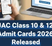 JAC Release Class 10 & 12 Admit Cards