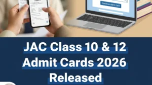 JAC Release Class 10 & 12 Admit Cards