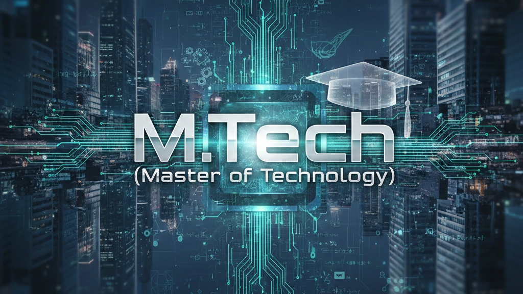 Master of Technology (M.Tech) Complete Guide
