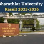 Bharathiar University Result 2025-2026 - Check UG, PG Semester Results