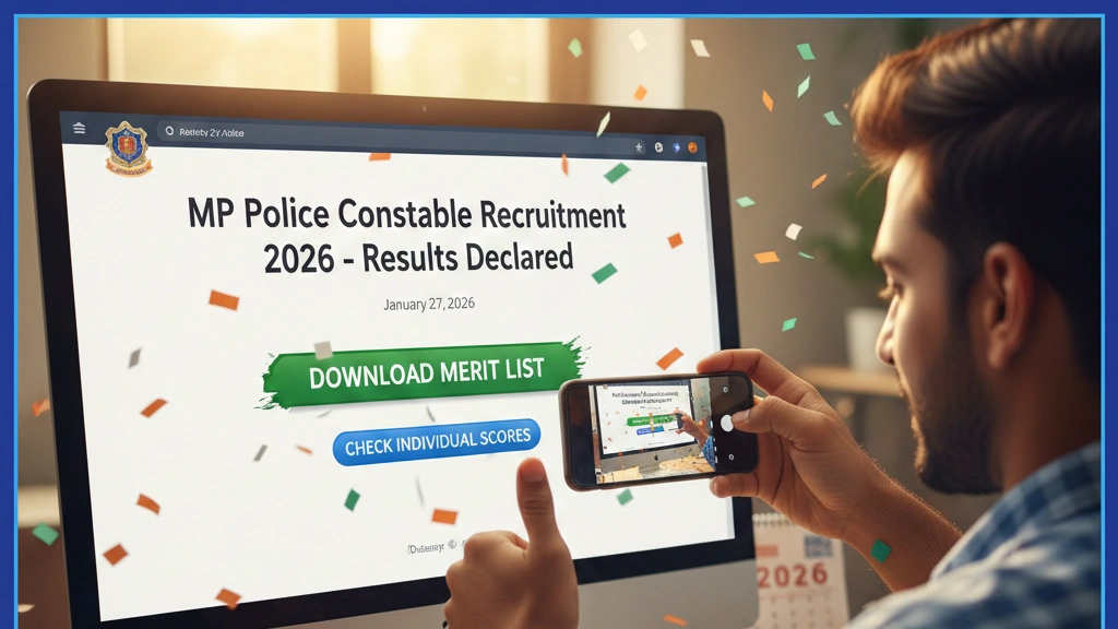 MP Police Constable Results 2026 Declared