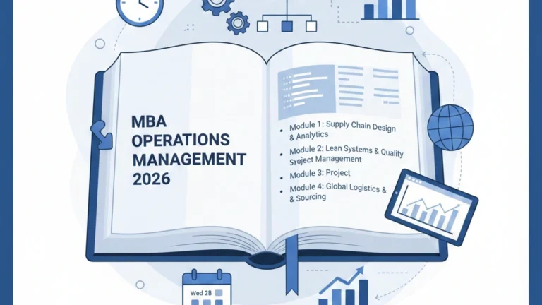 MBA Operations Management Syllabus 2026: Subjects, Semester-wise Syllabus, PDF, Books