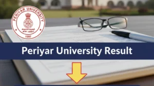Periyar University Result 2025-26