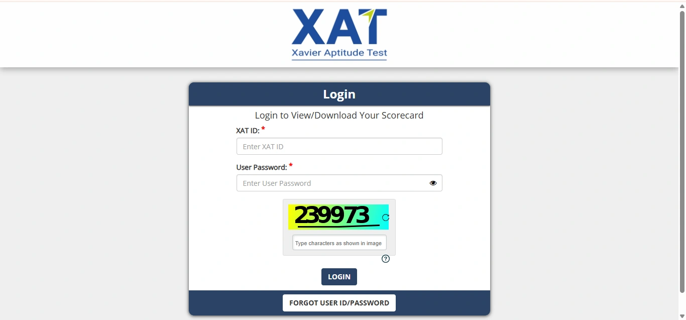 XAT Scorecard Download