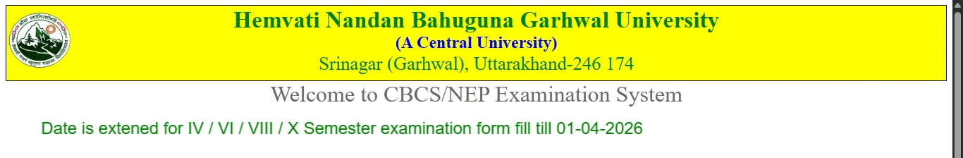 HNBGU Result Released