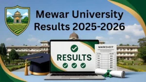 Mewar University Result 2025-2026