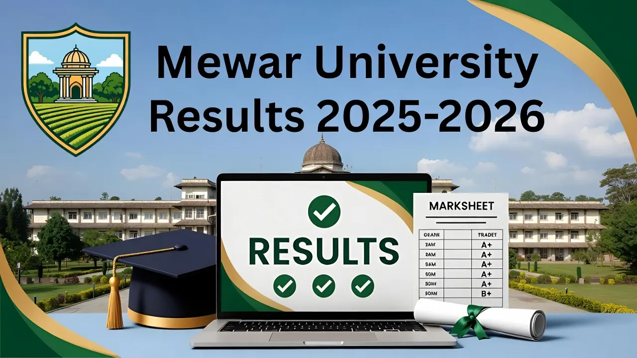Mewar University Result 2025-2026