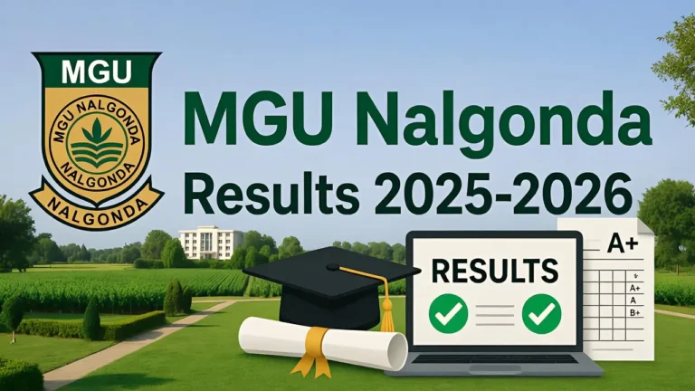 MGU Nalgonda Result 2025-2026