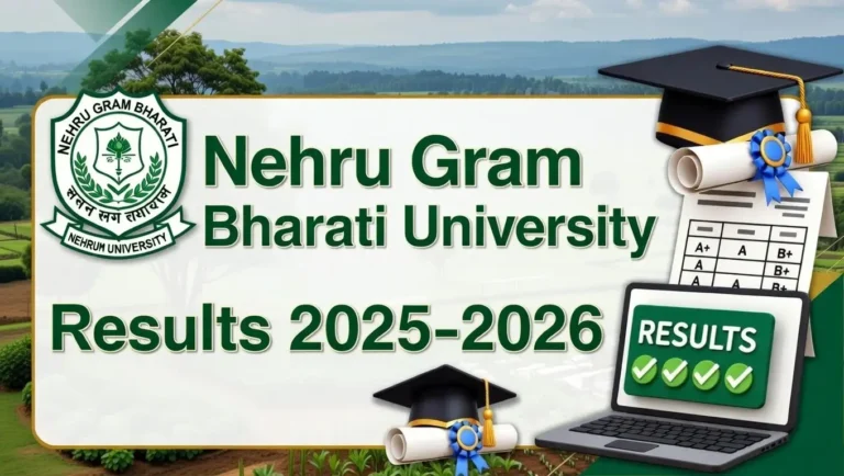 Nehru Gram Bharati University Result 2025-2026