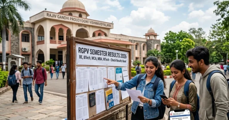 RGPV result 2026 direct result links