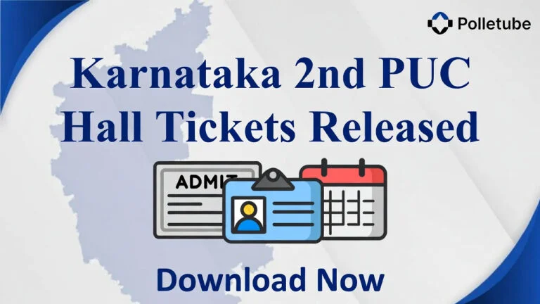 Karnataka 2nd PUC Hall Tickets