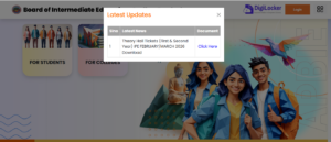 AP Inter Hall Ticket Official Notification