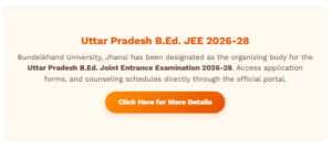 UP BEd JEE 2026 
