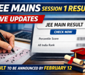JEE Mains Session 1 Result Live Updates