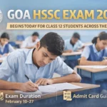 Goa HSSC Exam 2026
