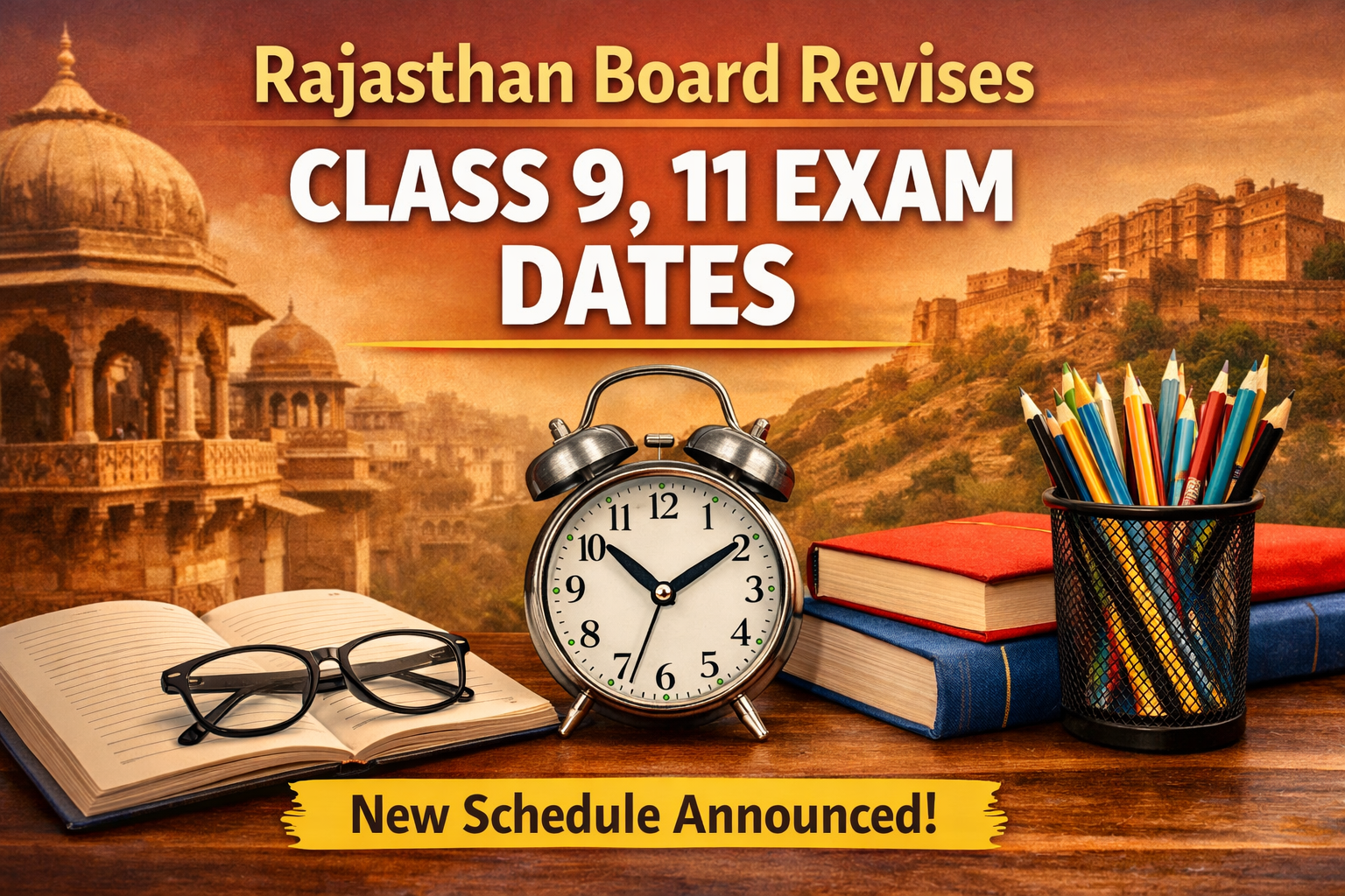 Rajasthan Board Revises Class 9, 11 Exam Dates