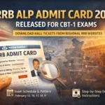 RRB ALP Admit Card 2026 Released for CBT-1 Exams; Download Hall Tickets from Regional RRB Websites