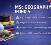 MSc Geography in India