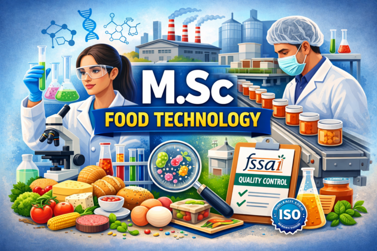M.Sc Food Technology: Courses, Colleges, Fees, Syllabus, and Career Opportunities in India