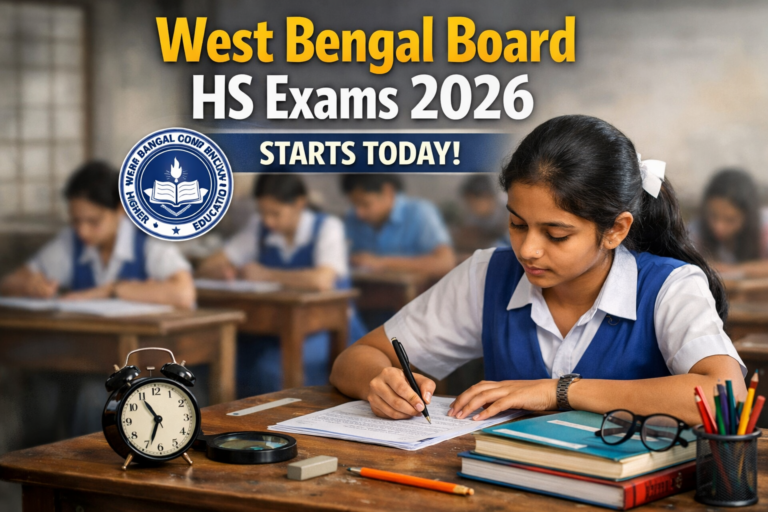 est Bengal Board HS Exams 2026 Starts Today: