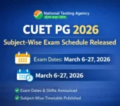 CUET PG 2026 Examinations Schedule