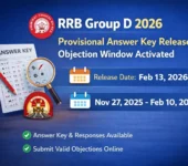 RRB Group D Provisional Answer Key 2026 Released