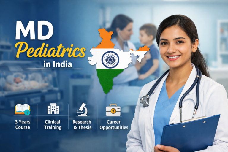 MD Pediatrics in India: Course Details, Colleges, Fees, and Career Opportunities