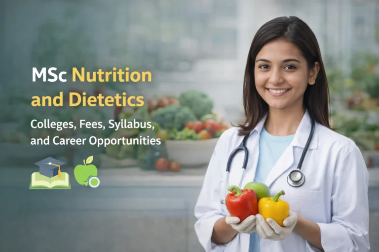 MSc Nutrition and Dietetics
