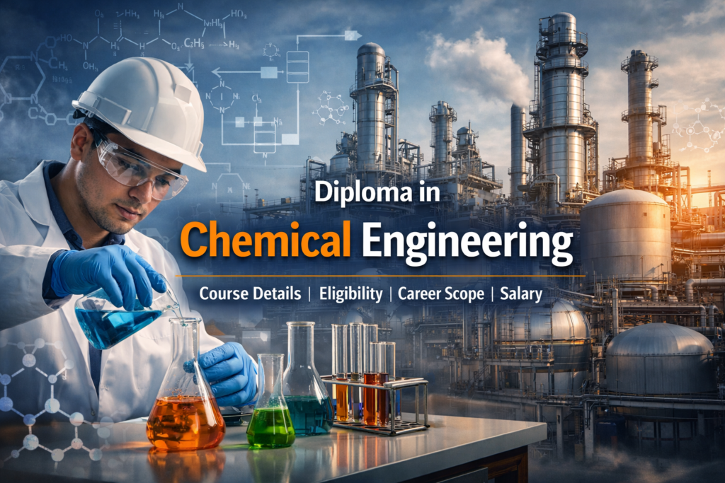 Diploma in Chemical Engineering: Admission, Colleges, Fees & Salary in India