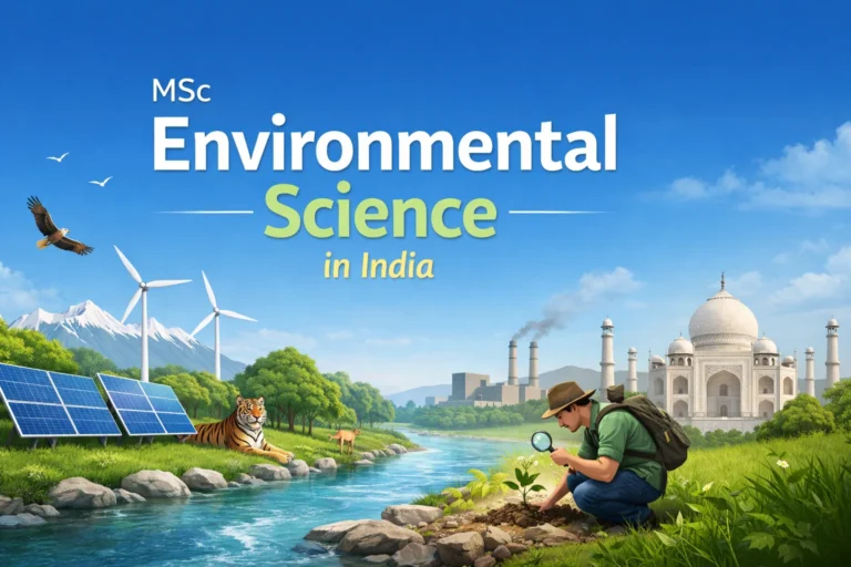 MSc Environmental Science in India