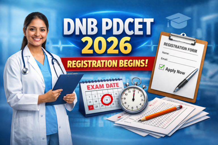 DNB PDCET 2026 Registration Begins