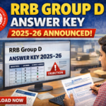RRB Group D Answer Key 2025-26: How to Check the Provisional Answer Key Online?