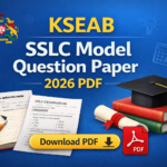 KSEAB SSLC Model Question Paper 2026 PDF