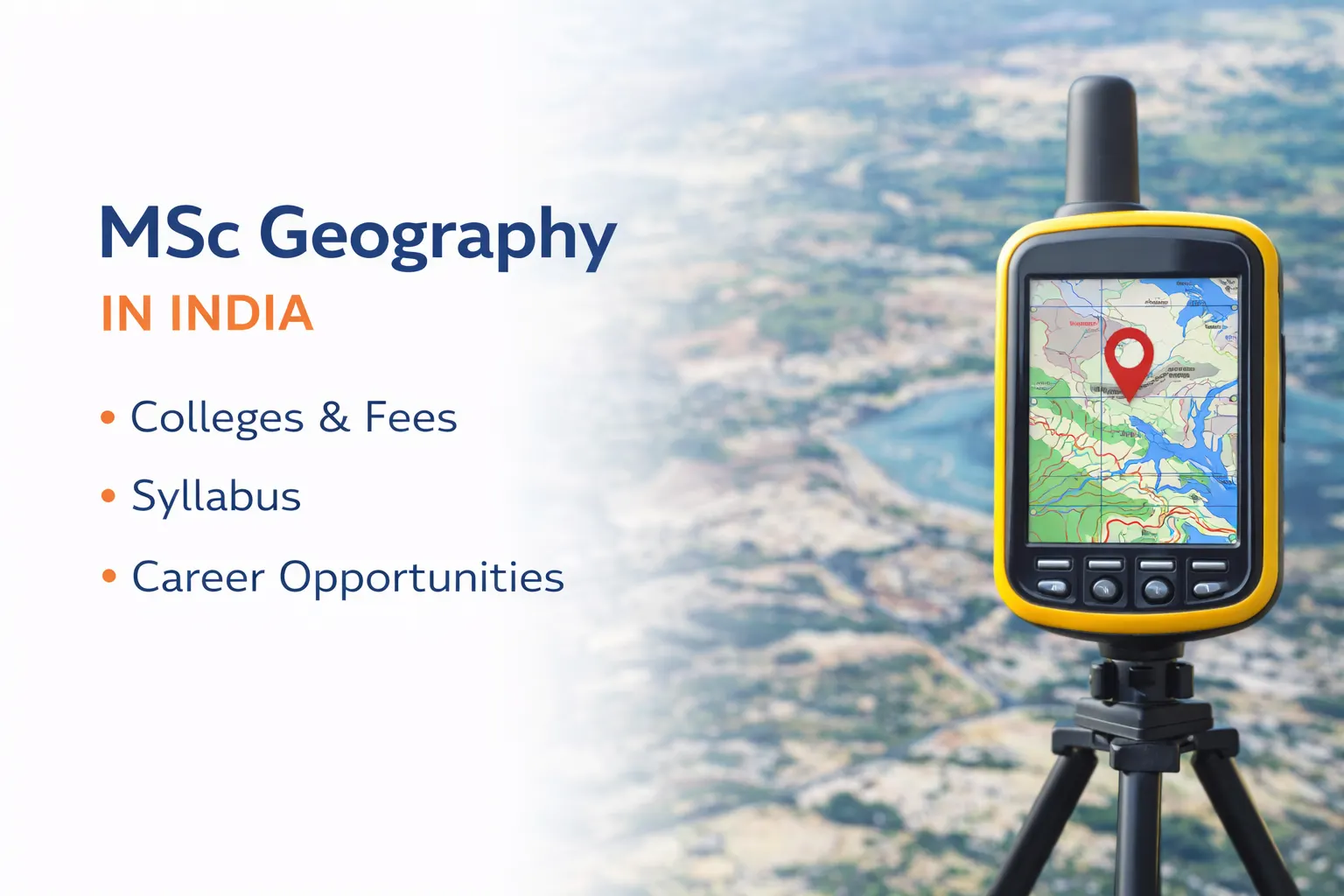 MSc Geography in India