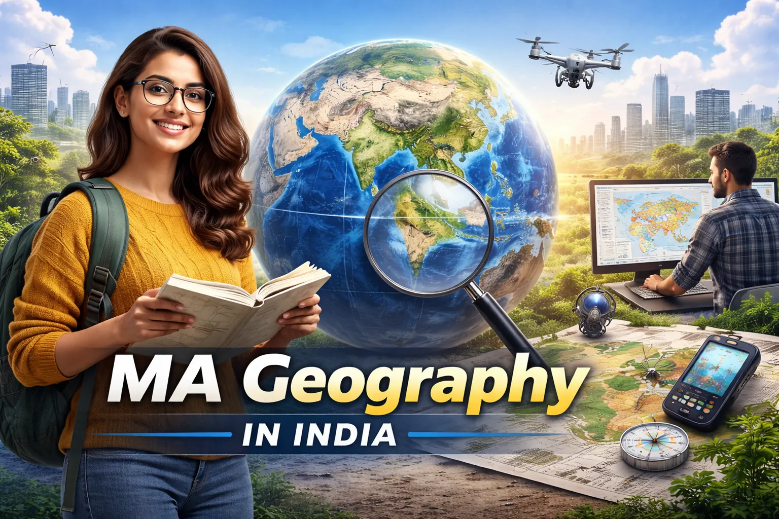 MA Geography in India
