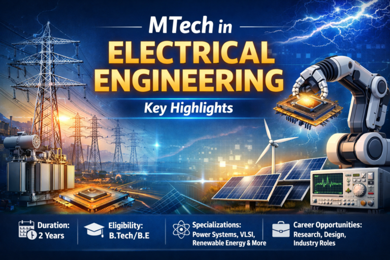 MTech in Electrical Engineering