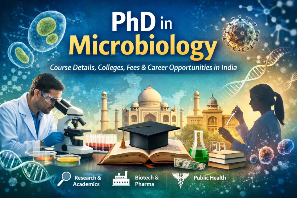 PhD in Microbiology in India