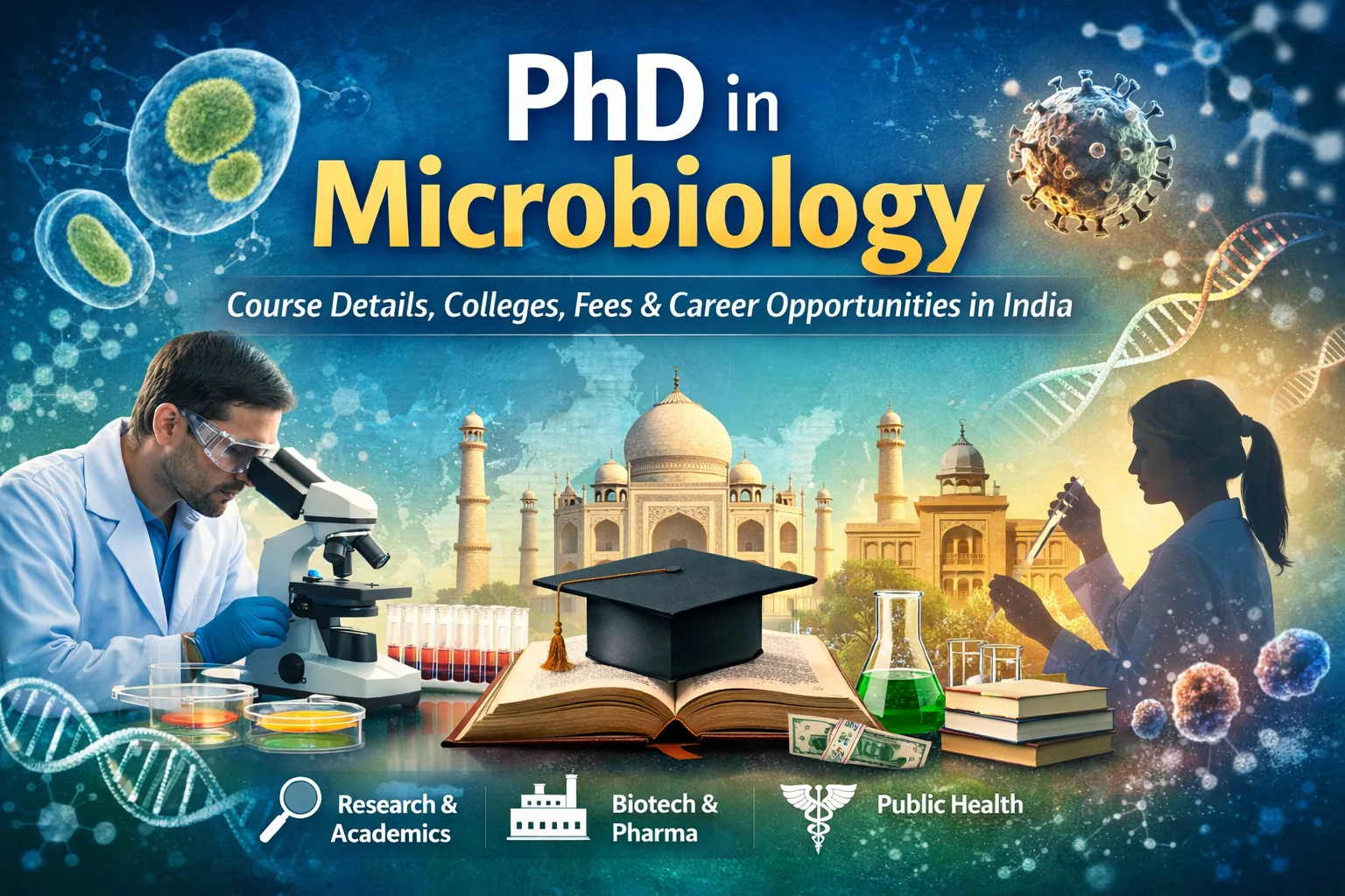 PhD in Microbiology in India