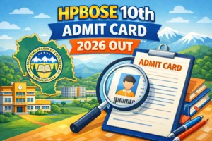 HPBOSE 10th Admit Card 2026 OUT: Schools to Download HP Board Hall Ticket at hpbose.org