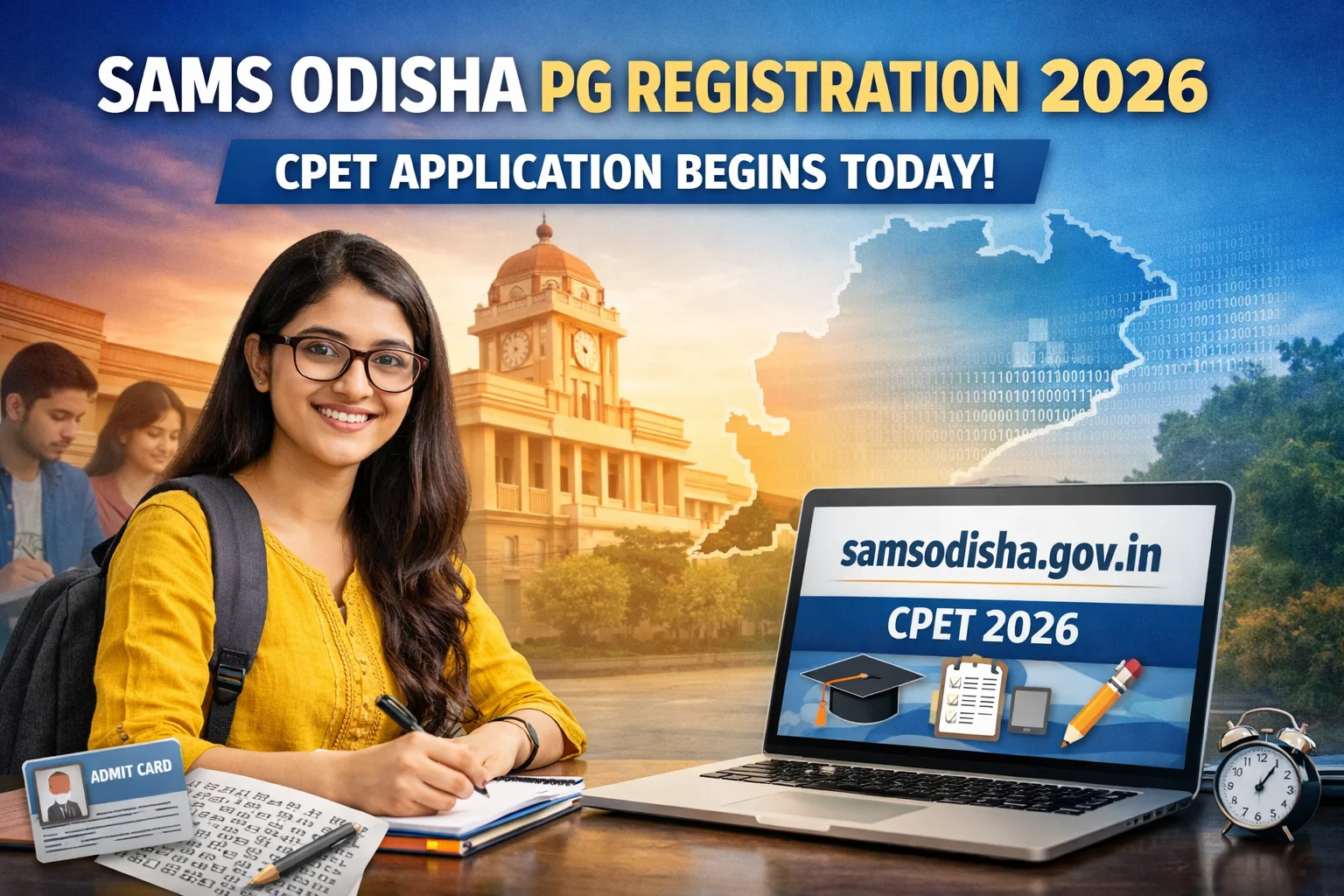 SAMS Odisha PG Registration 2026