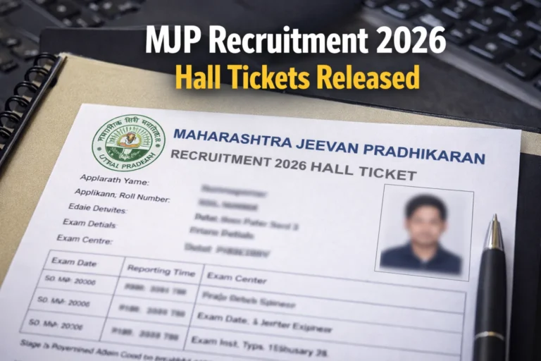 MJP Recruitment 2026